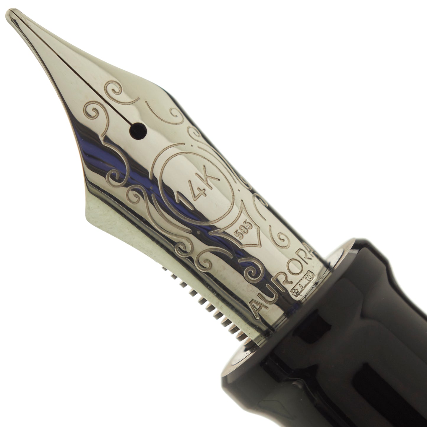 Aurora Talentum Chrome Cap Black - nibs.com