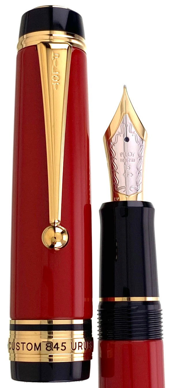 Pilot Custom 845 Vermilion Urushi - nibs.com