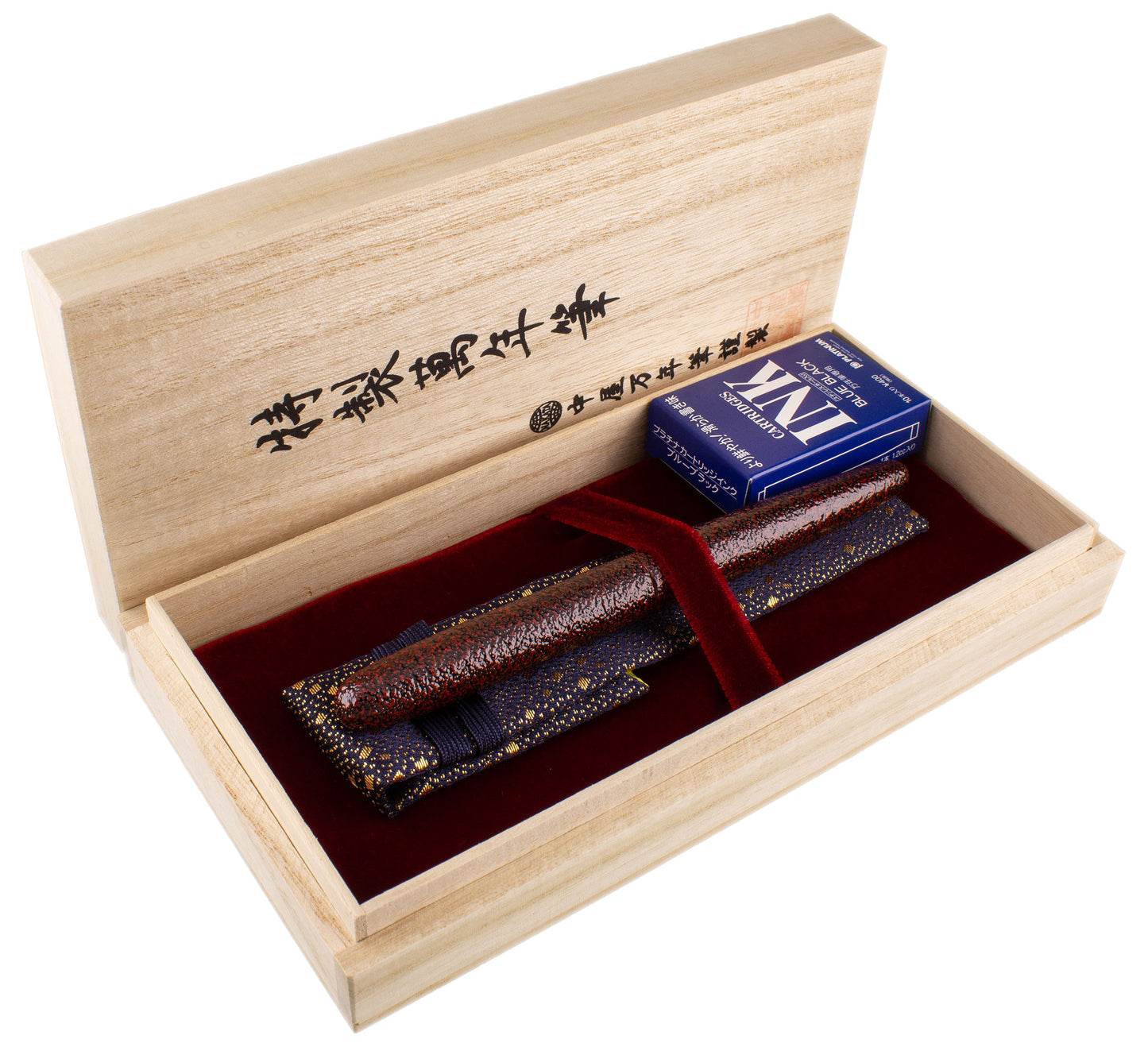 Nakaya Long Cigar Ishime-Kanshitsu Aka-tamenuri - nibs.com