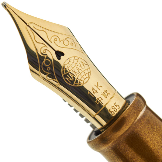Nakaya Decapod Writer Sumiko Gold ST - nibs.com