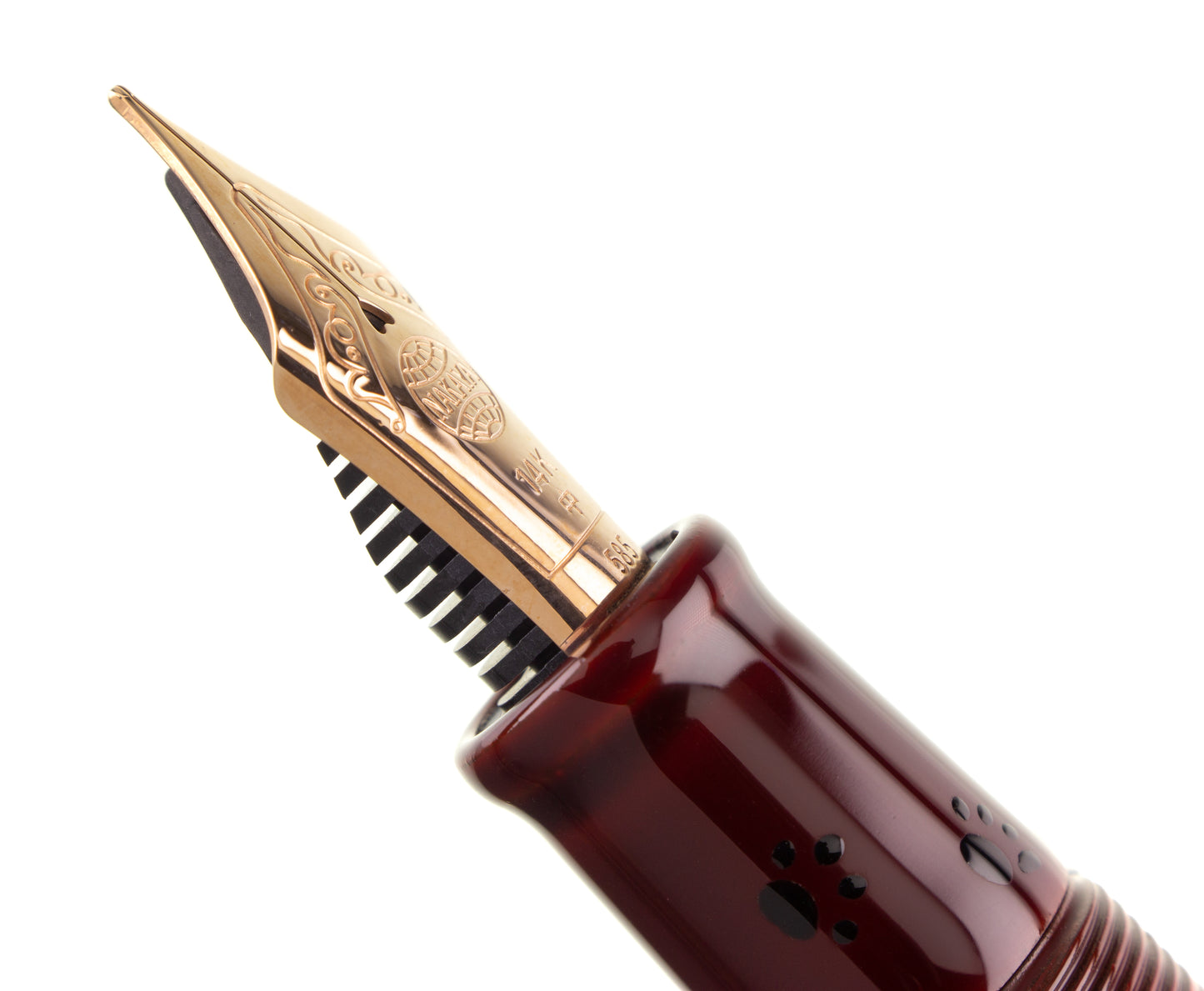 Nakaya Piccolo Writer Enjoying The Moon Cat - nibs.com
