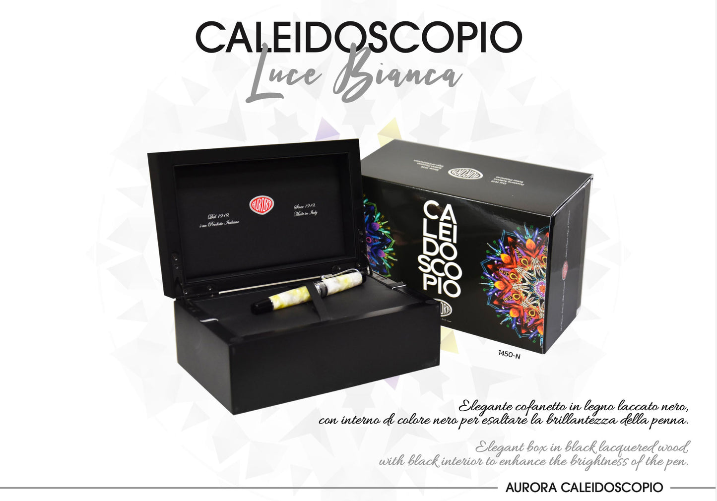 Aurora Optima Caleidoscope Luce Bianca Limited Edition - nibs.com