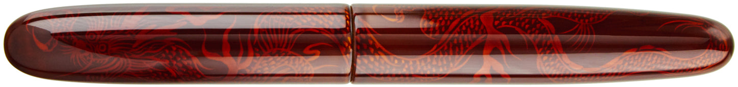 Nakaya 17mm Portable Cigar Ascending Dragon Heki-tamenuri - nibs.com