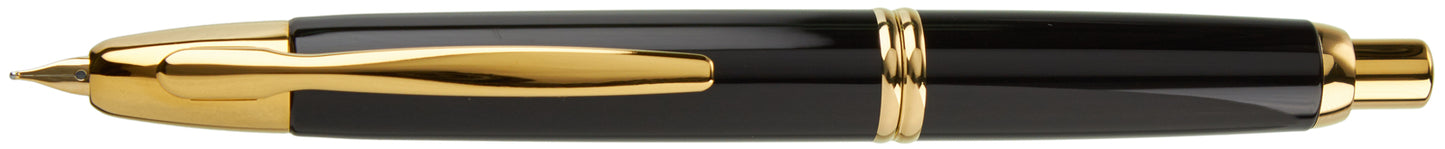 Pilot Vanishing Point Black Gold - nibs.com