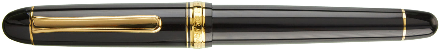 Platinum 3776 Century Black Gold Music Pen - nibs.com
