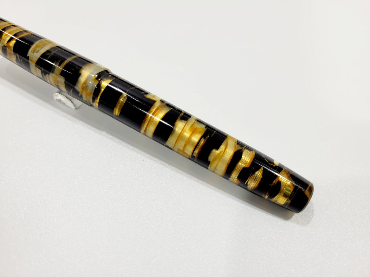 ASC Bologna Extra Minimalist Celluloid Black Lucens Limited Edition - nibs.com