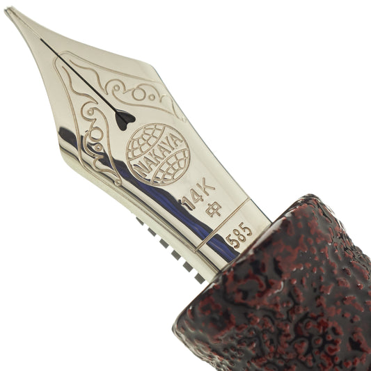 Nakaya Dorsal Fin Version 1 Ishime-Kanshitsu Kuro-tamenuri - nibs.com