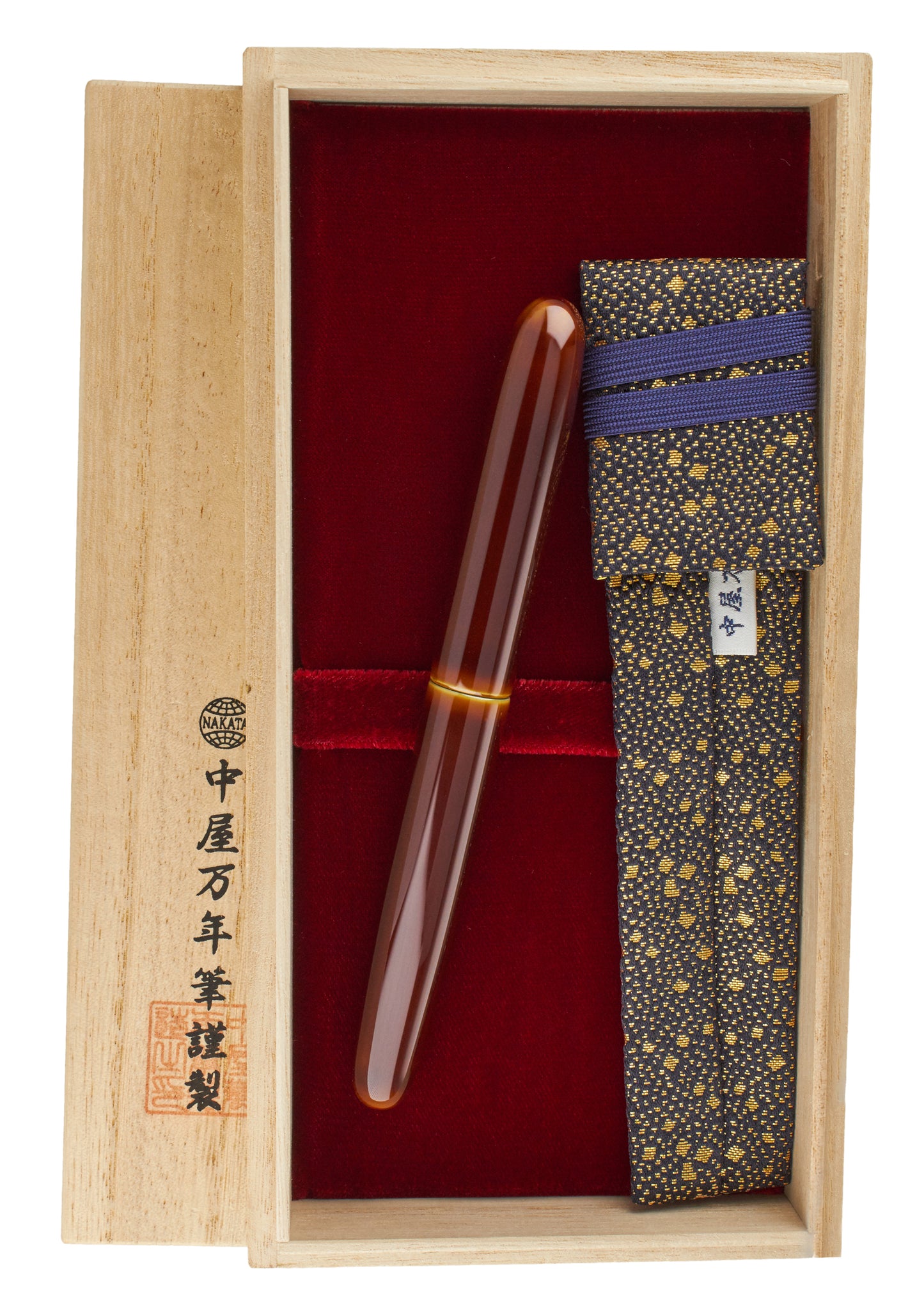 Nakaya Portable Cigar Heki-tamenuri - nibs.com