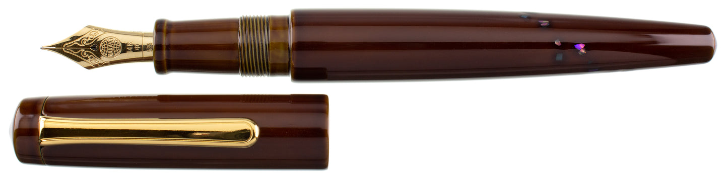 Nakaya Naka-ai Writer Blue Rose with Raden - nibs.com