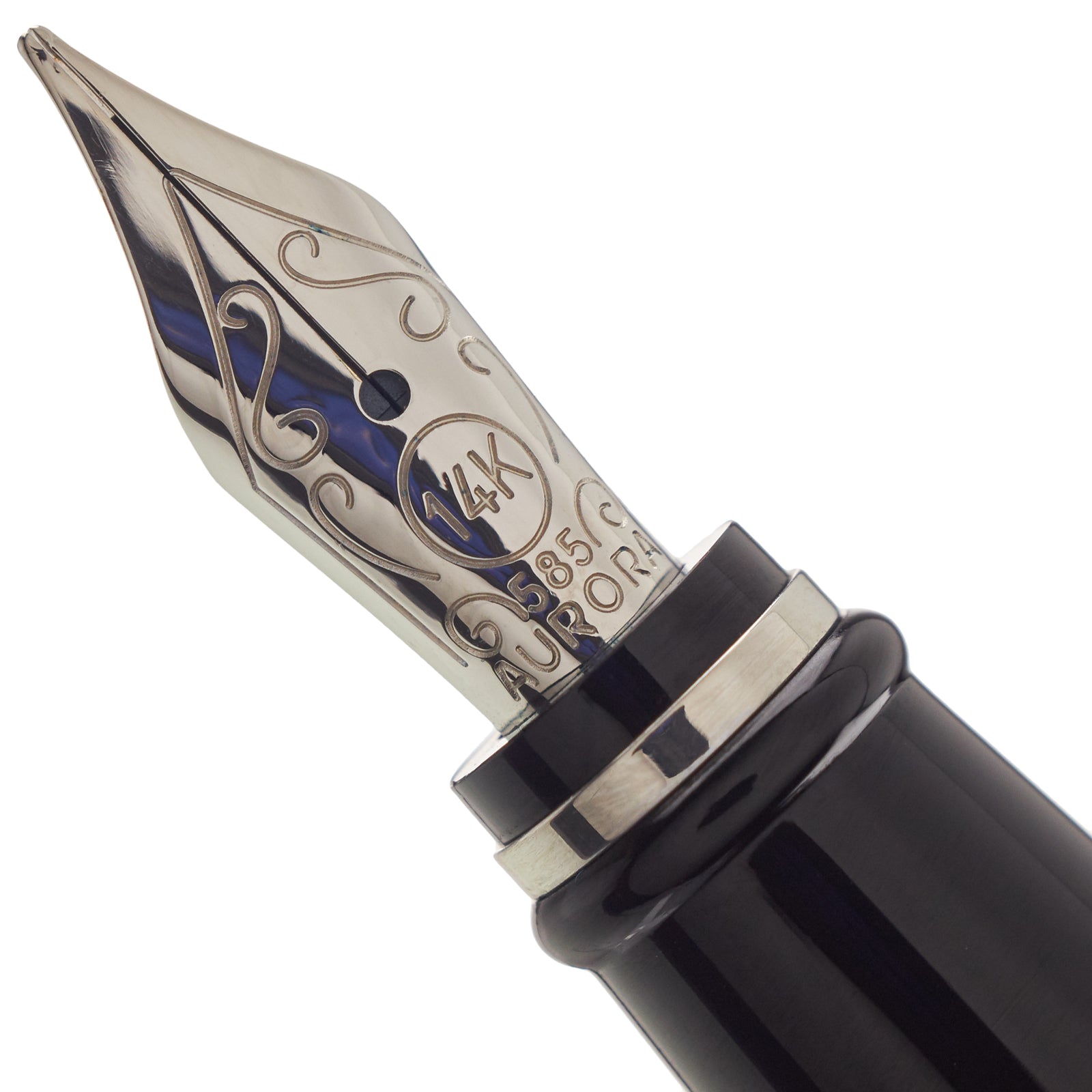 Aurora Ipsilon De Luxe Blue Lacquer - nibs.com