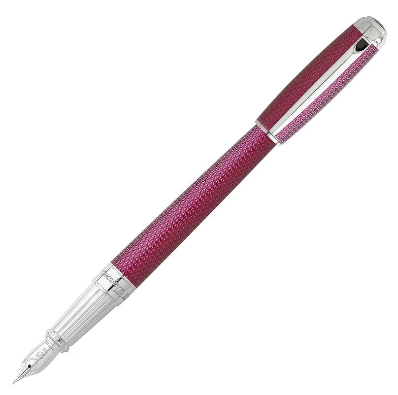 S.T. Dupont Line D Large Firehead Guilloché Amethyst - nibs.com