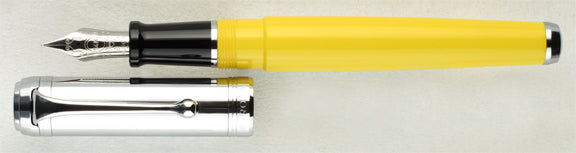 Aurora Talentum Chrome Cap Yellow - nibs.com