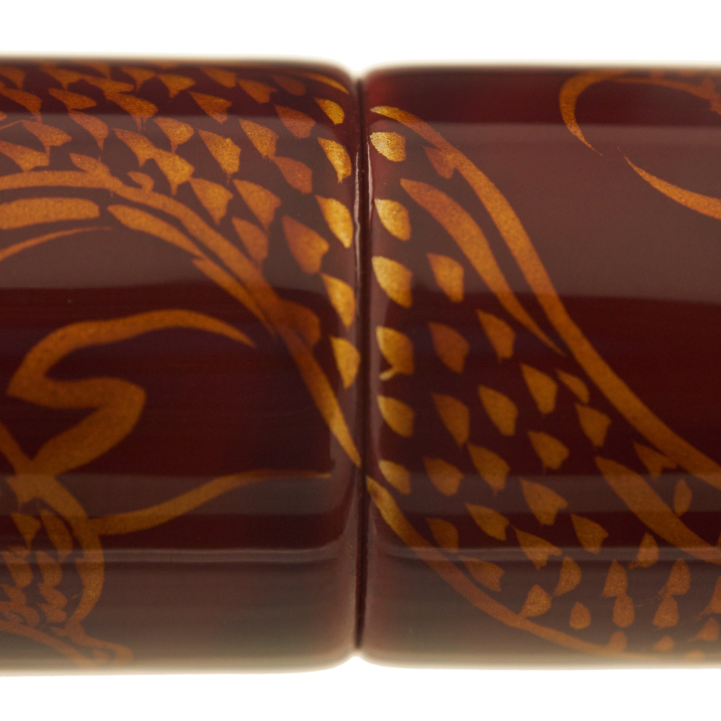 Nakaya Portable Writer Ascending Dragon Aka-tamenuri - nibs.com