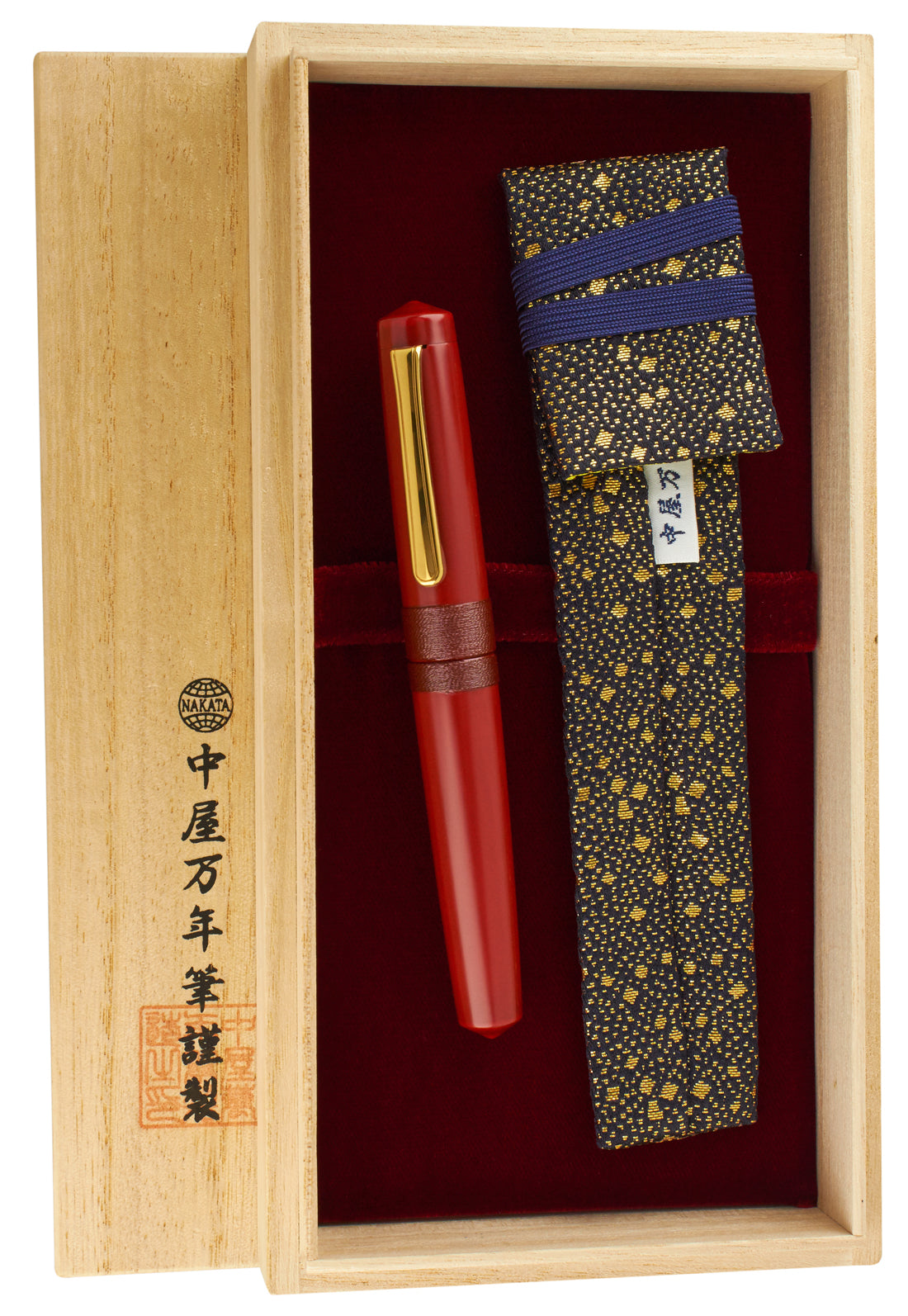 Nakaya Piccolo Writer String Rolled Shu Unpolished - nibs.com