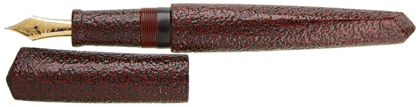 Nakaya Dorsal Fin Version 2 Ishime-Kanshitsu Kuro-tamenuri - nibs.com