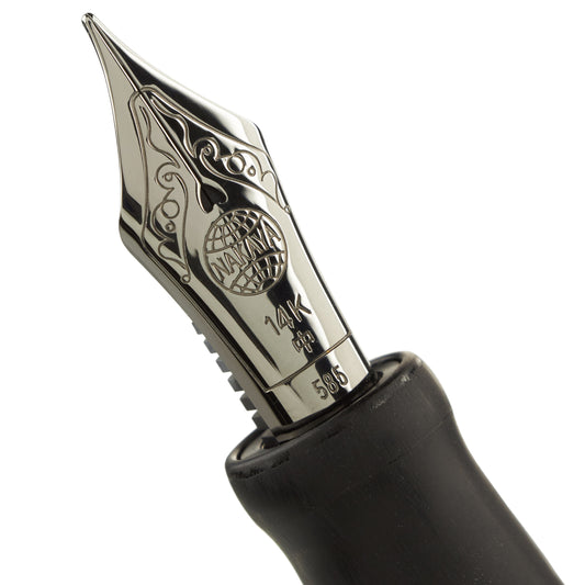 Nakaya Piccolo Writer Matte Black Hairline - nibs.com
