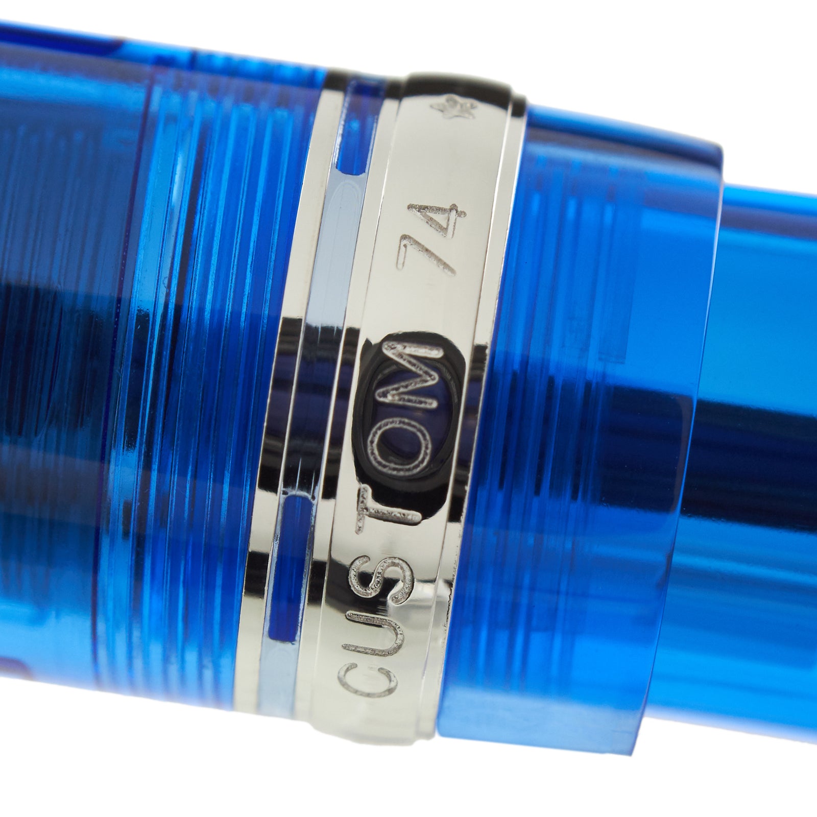 Pilot Custom 74 Blue Demonstrator - nibs.com