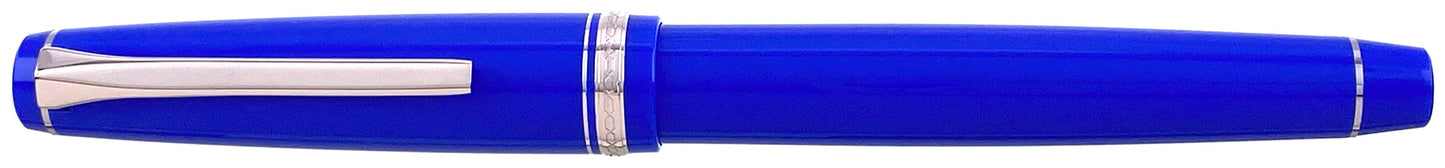 Pilot Falcon Resin Blue Rhodium - nibs.com