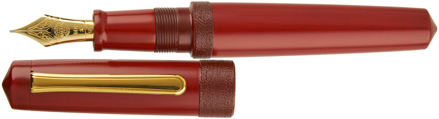 Nakaya Piccolo Writer String Rolled Shu Unpolished - nibs.com