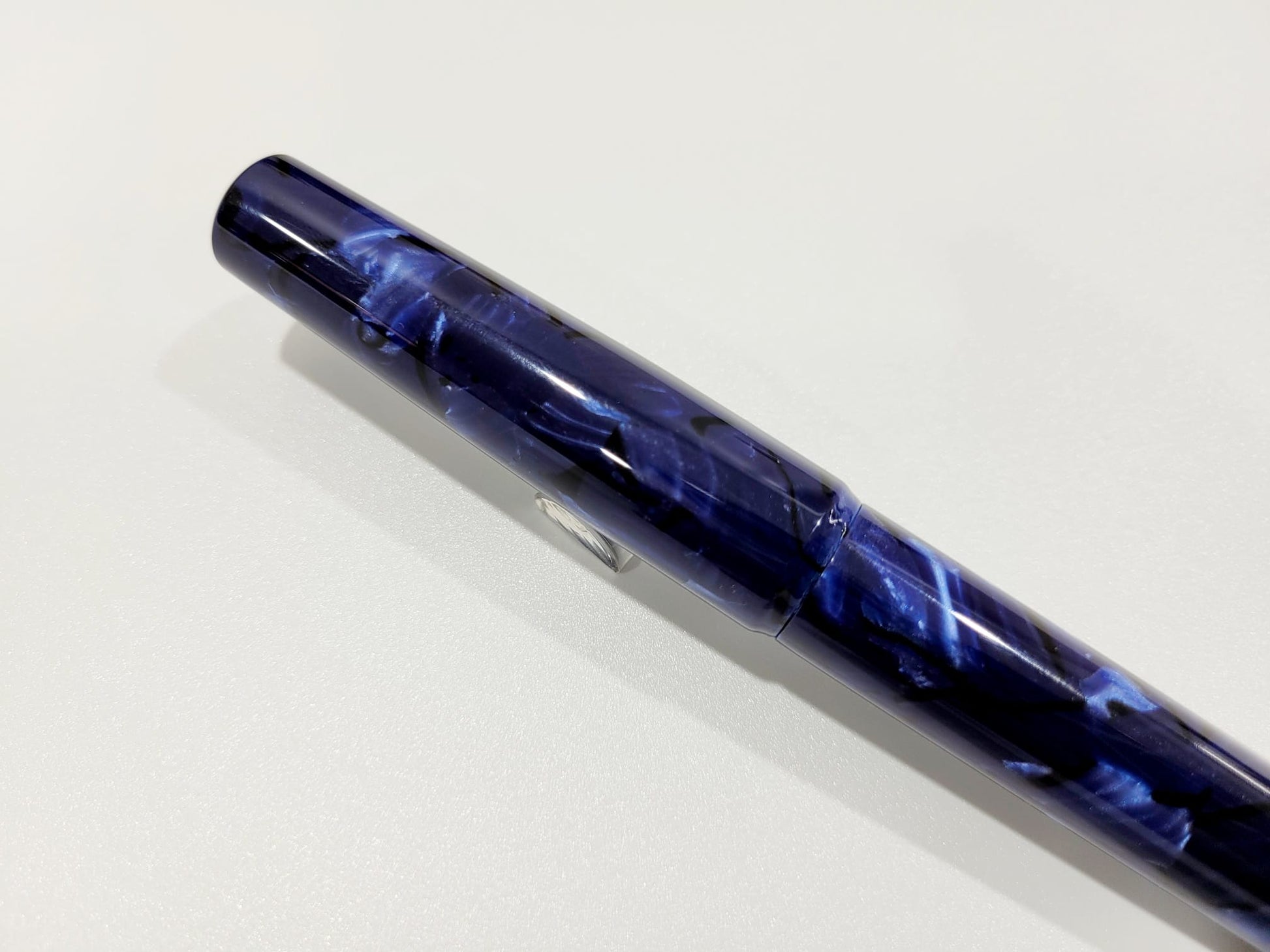 ASC Bologna Extra Minimalist Celluloid Blue La Royale Limited Edition - nibs.com