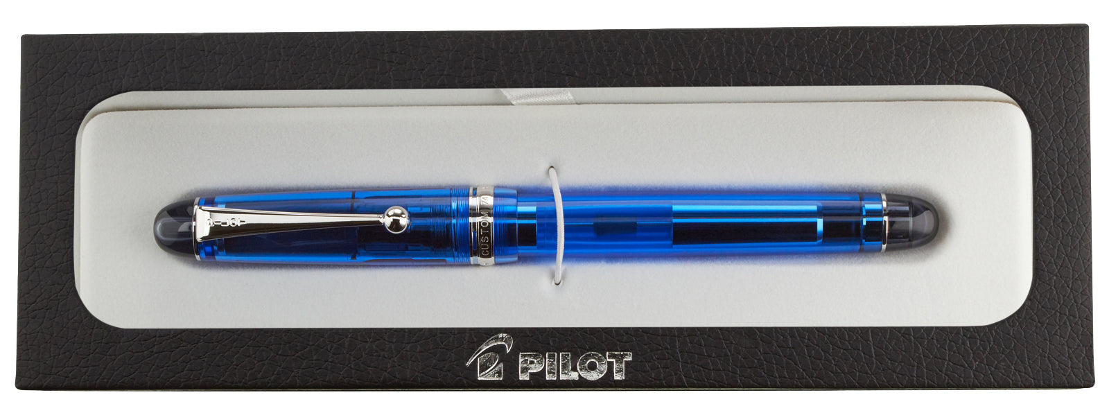 Pilot Custom 74 Blue Demonstrator - nibs.com