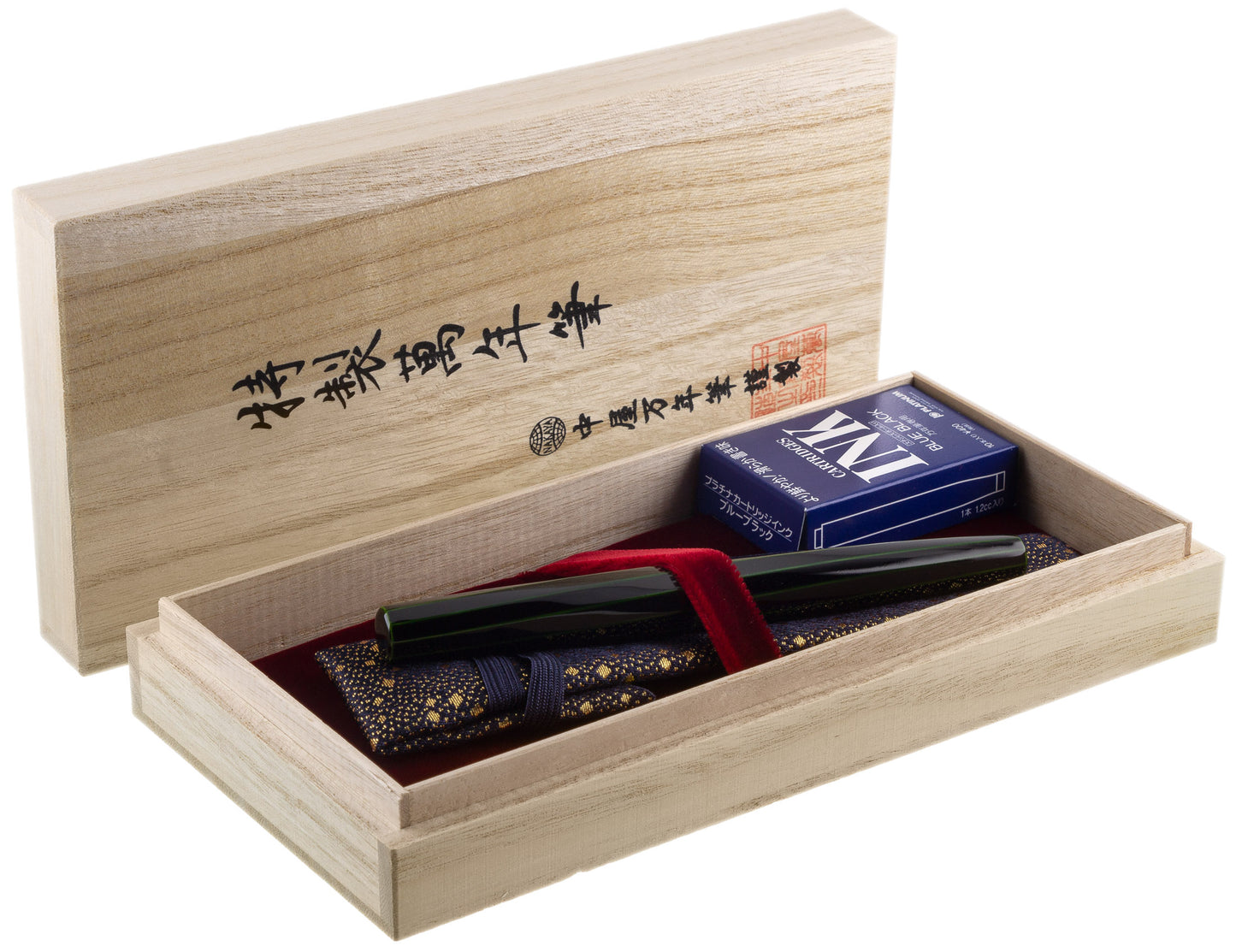 Nakaya Decapod Cigar Midori-tamenuri TW - nibs.com