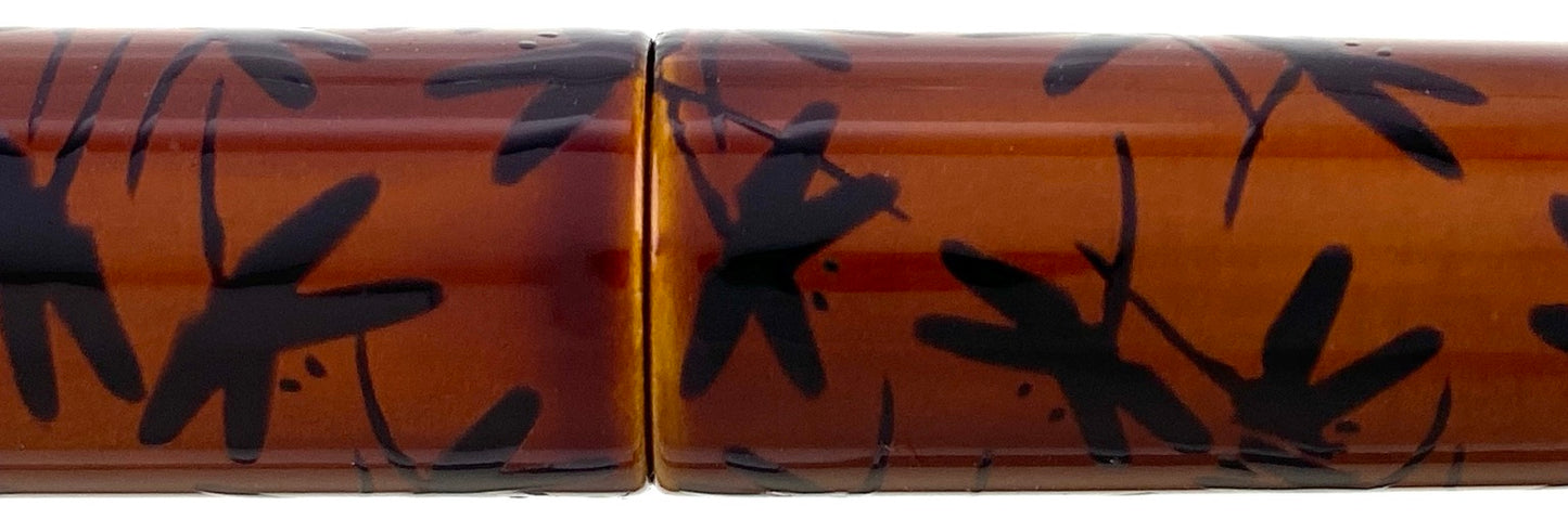 Nakaya Portable Cigar Byakudan-Nuri with Yakou Maki-e Akitsu-shima - nibs.com