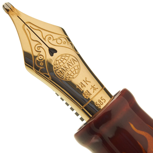 Nakaya Portable Writer Ascending Dragon Aka-tamenuri - nibs.com