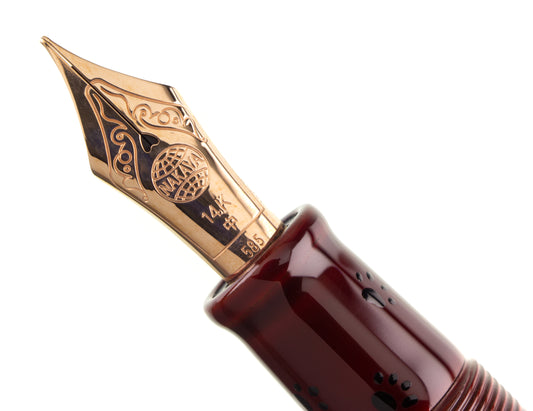 Nakaya Piccolo Writer Enjoying The Moon Cat - nibs.com