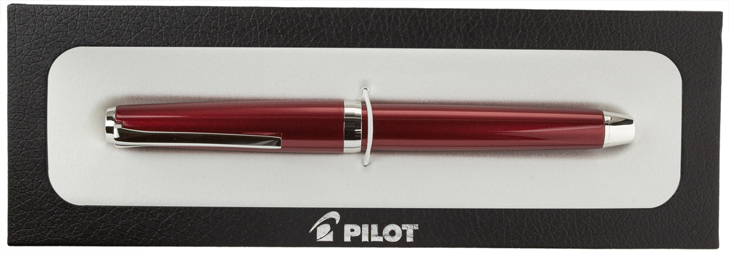 Pilot Falcon Metal Burgundy - nibs.com