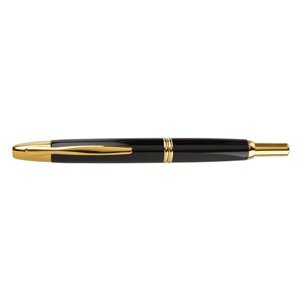 Pilot Vanishing Point Black Gold - nibs.com