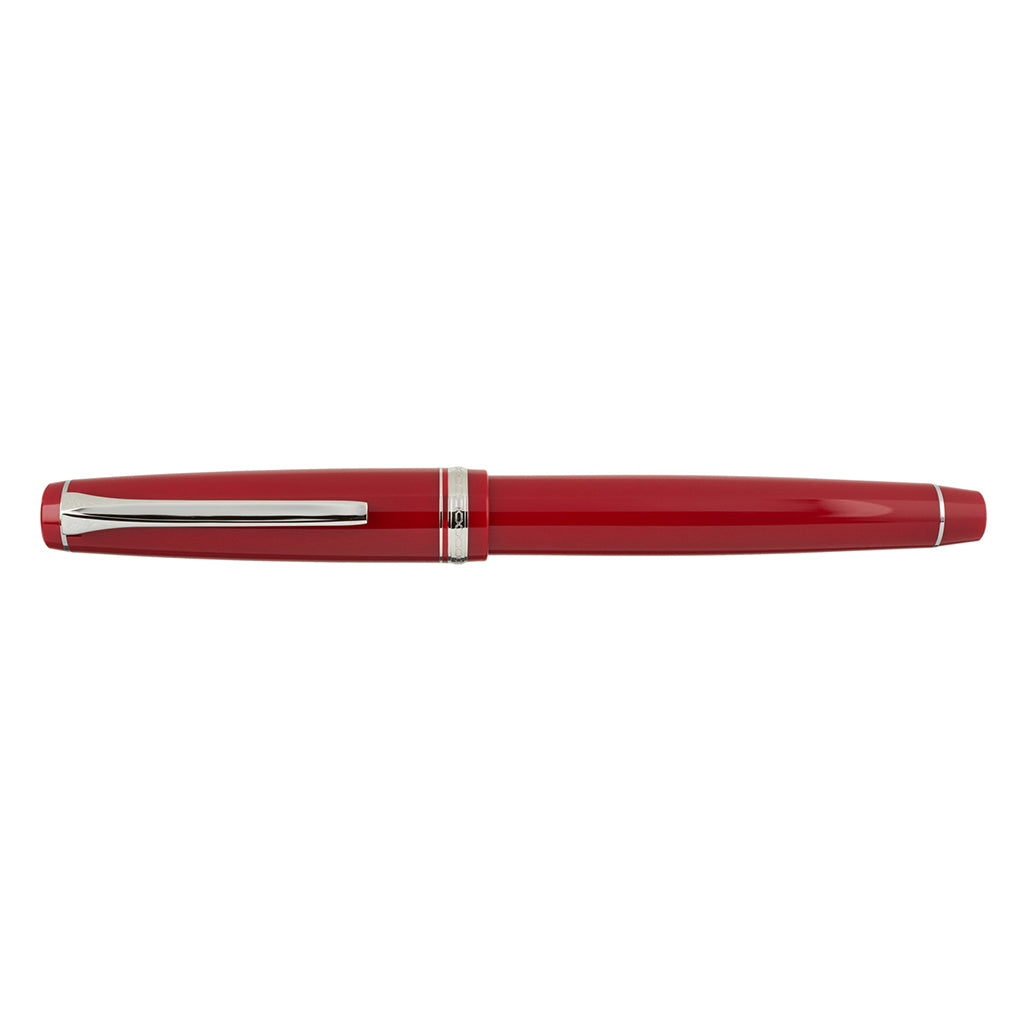 Pilot Falcon Resin Red Rhodium - nibs.com