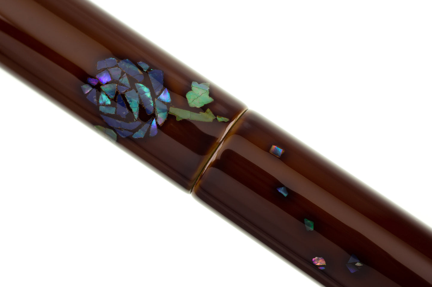 Nakaya Naka-ai Writer Blue Rose with Raden - nibs.com
