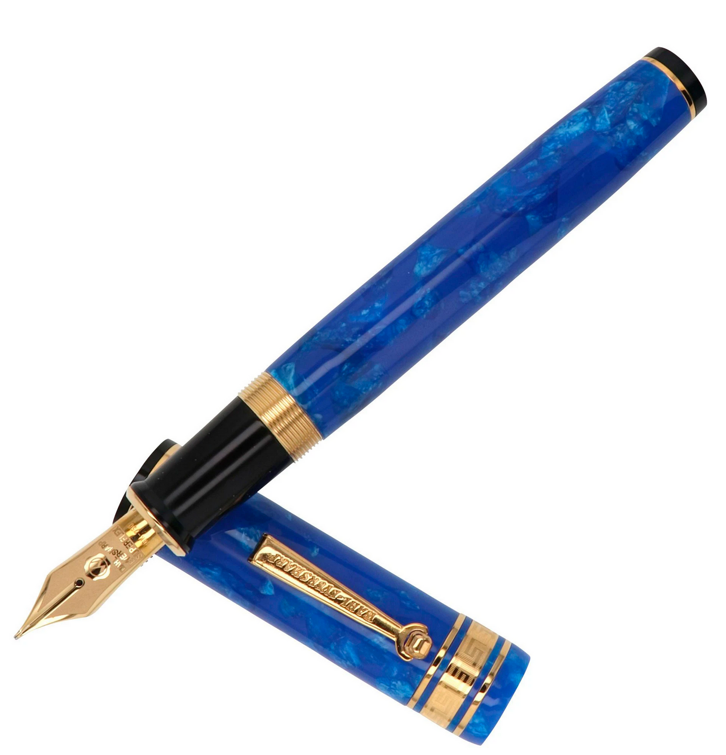 Wahl Eversharp Decoband Blue Amalfi Gold - nibs.com