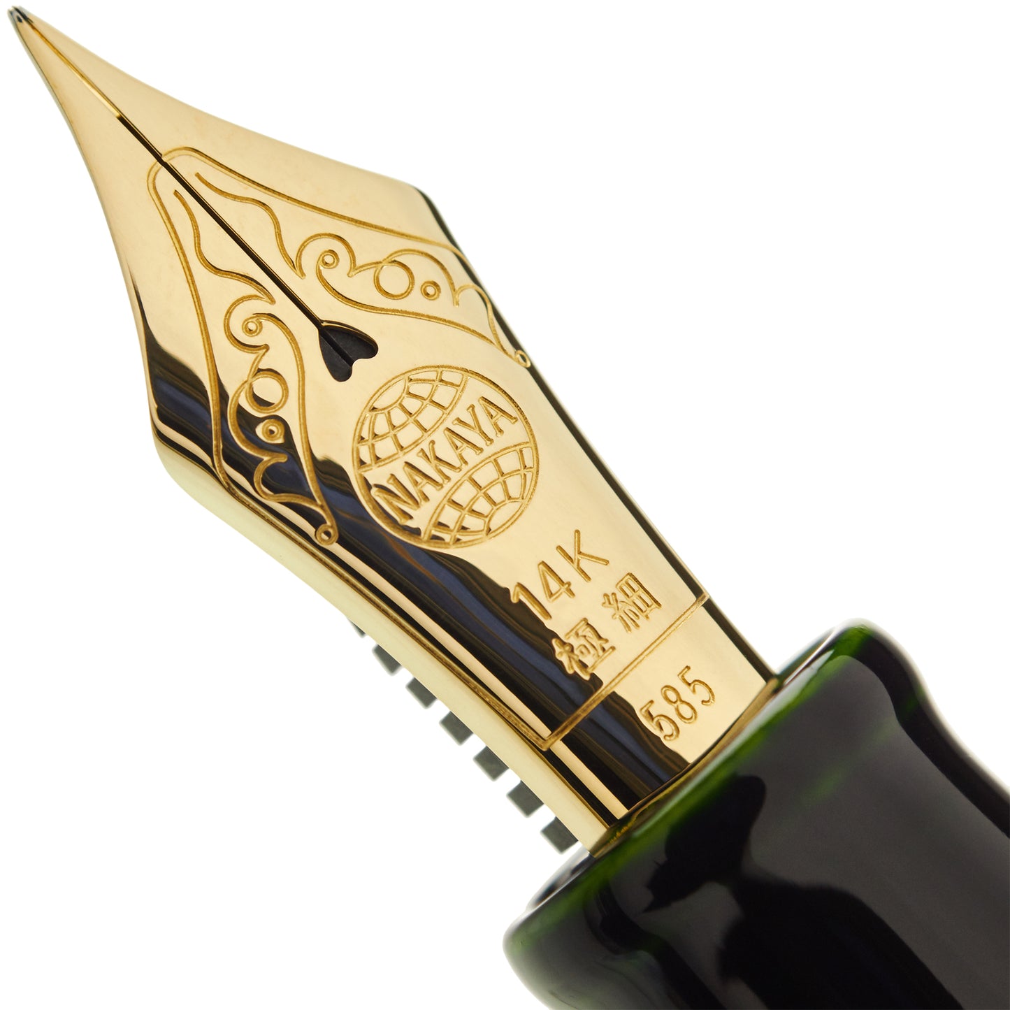 Nakaya Naka-ai Cigar Midori-tamenuri - nibs.com