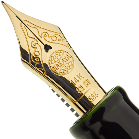 Nakaya Naka-ai Cigar Midori-tamenuri - nibs.com