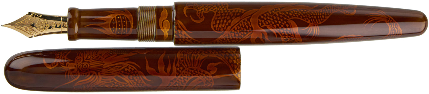Nakaya Long Cigar Ascending Dragon Heki-tamenuri - nibs.com