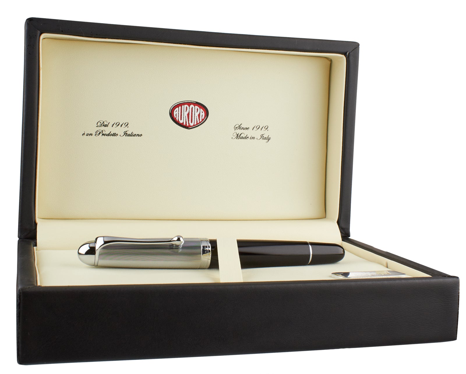 Aurora 88 Black with Chrome Cap - nibs.com