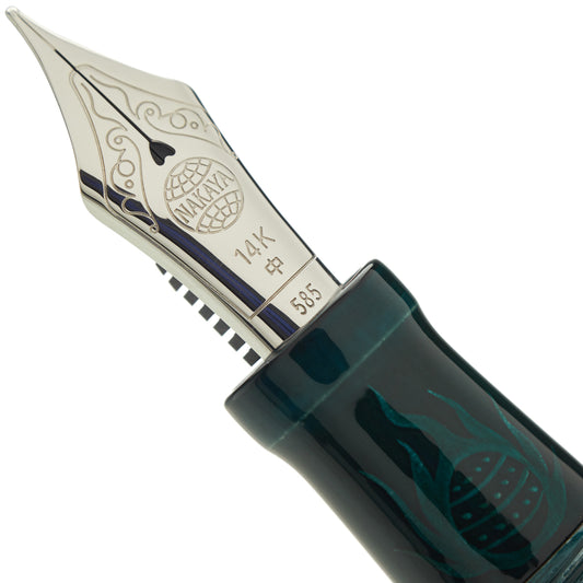 Nakaya Naka-ai Writer Ascending Dragon Ao-tamenuri - nibs.com