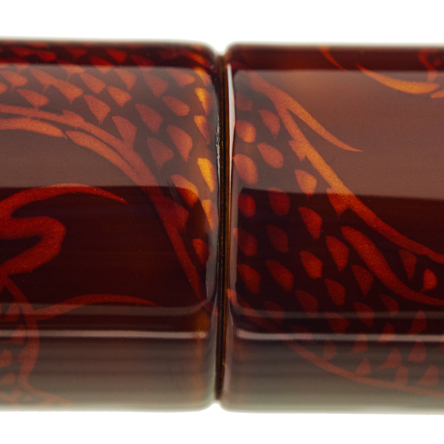 Nakaya 17mm Portable Cigar Ascending Dragon Heki-tamenuri - nibs.com