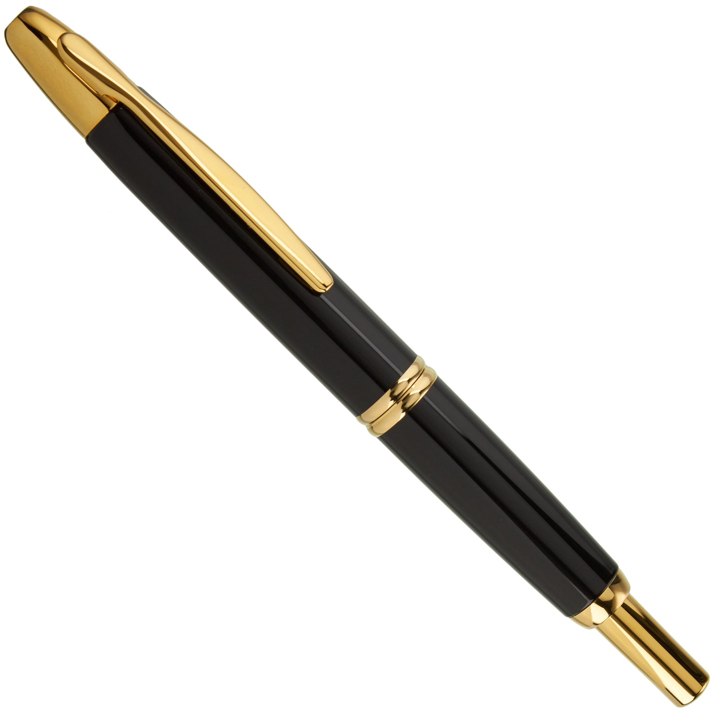 Pilot Vanishing Point Black Gold - nibs.com