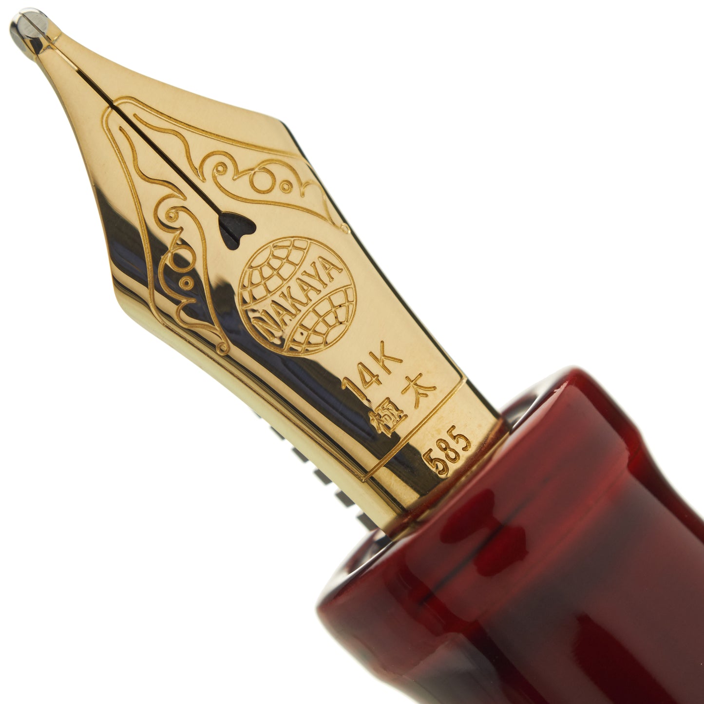 Nakaya 17mm Long Cigar Aka-tamenuri - nibs.com