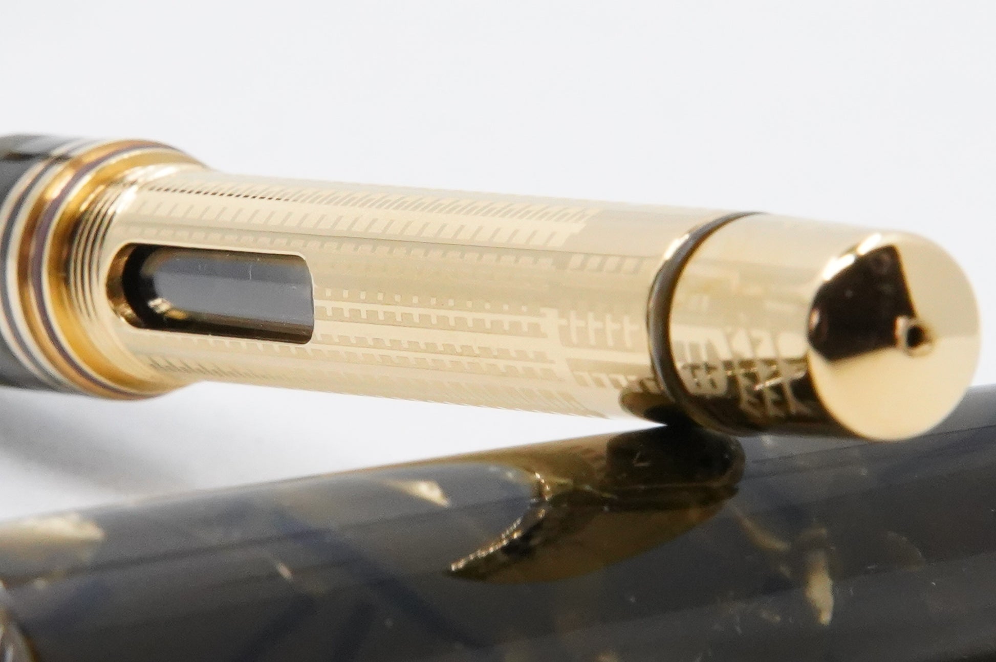 ASC Bologna Medio Green Autumn Celluloid Gold - nibs.com