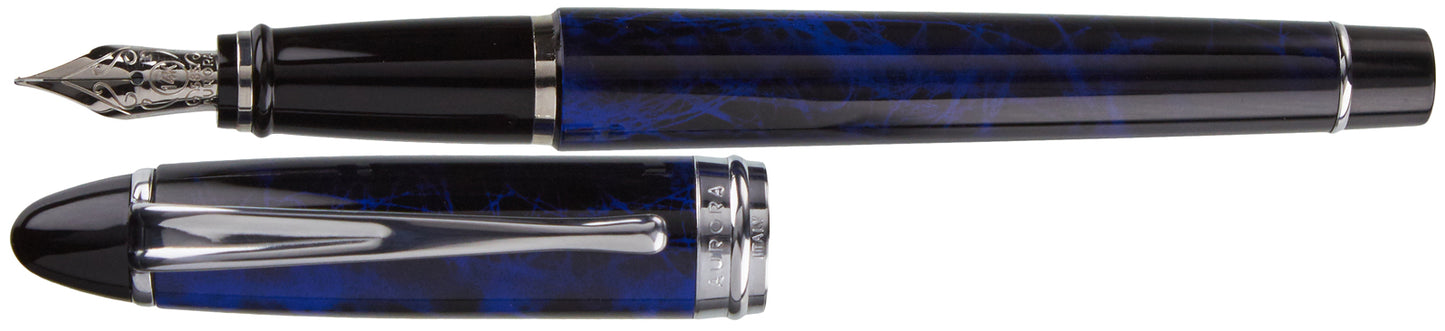 Aurora Ipsilon De Luxe Blue Lacquer - nibs.com