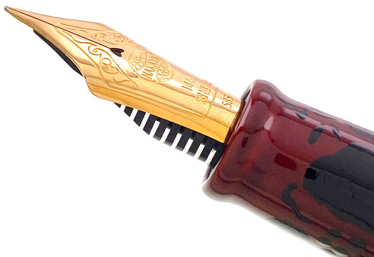 Nakaya Portable Writer Yakou Maki-e Grapes and Wine Glass - nibs.com