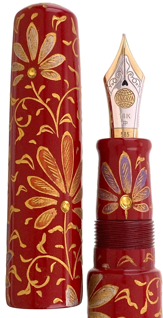 Nakaya Naka-ai Cigar Chinkin Palmet Colored Powders Shu - nibs.com
