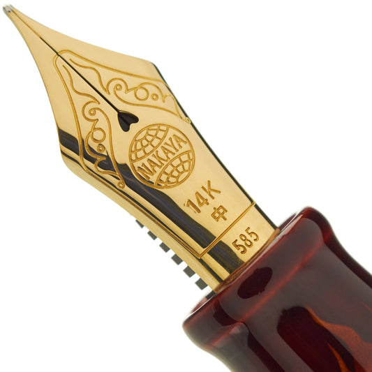 Nakaya Naka-ai Writer Ascending Dragon Aka-tamenuri - nibs.com