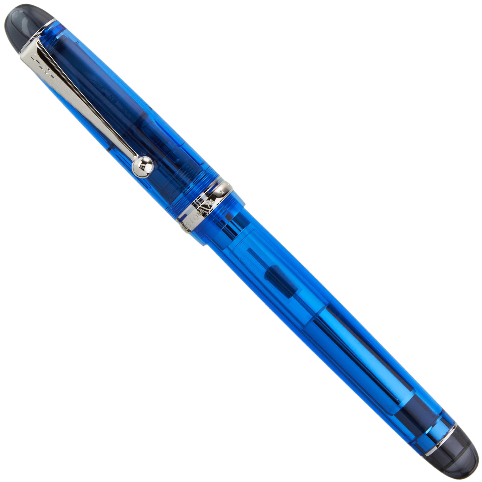 Pilot Custom 74 Blue Demonstrator - nibs.com