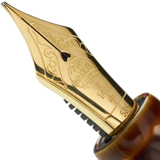 Nakaya Naka-ai Cigar Heki-tamenuri - nibs.com