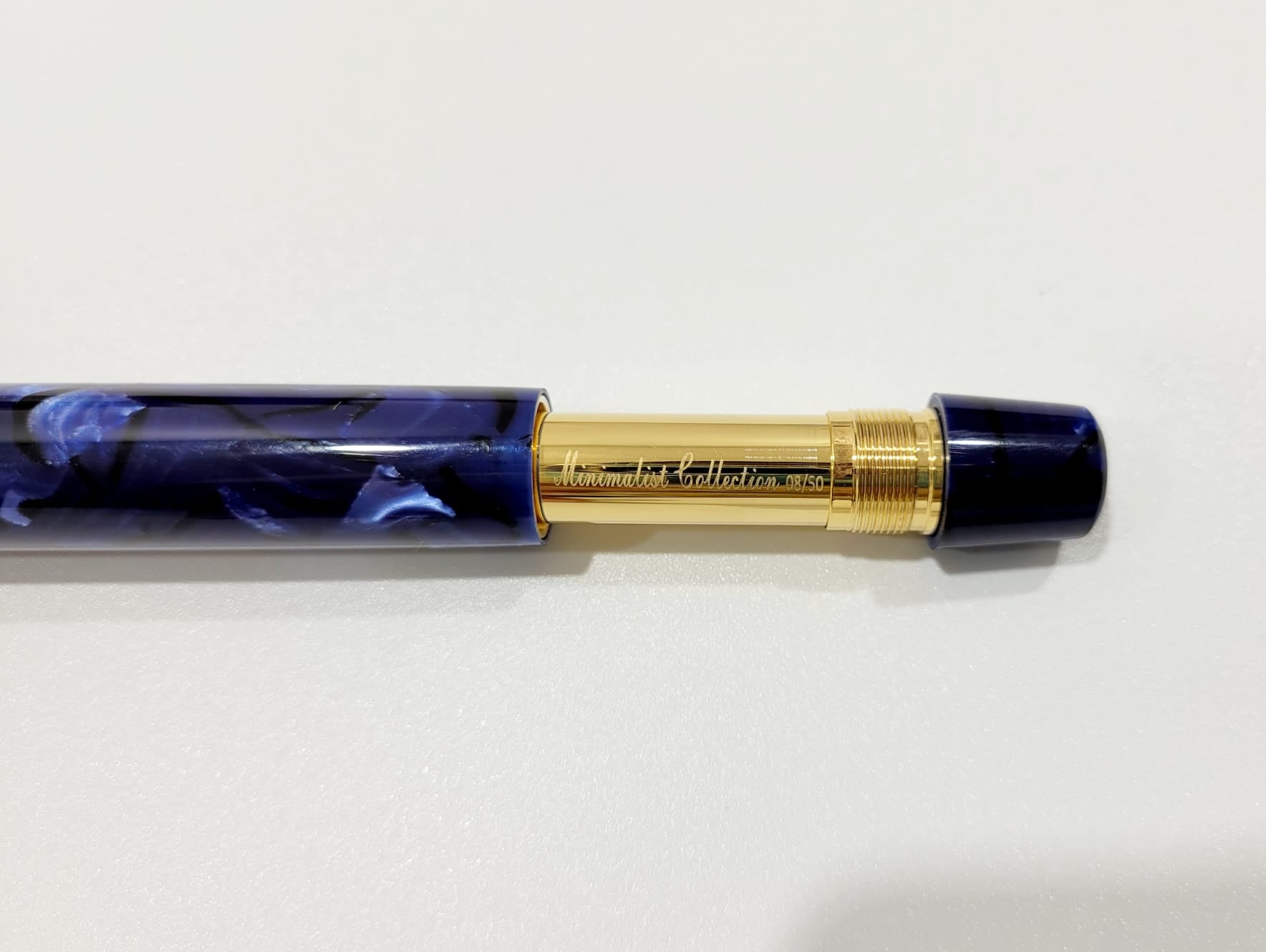 ASC Bologna Extra Minimalist Celluloid Blue La Royale Limited Edition - nibs.com